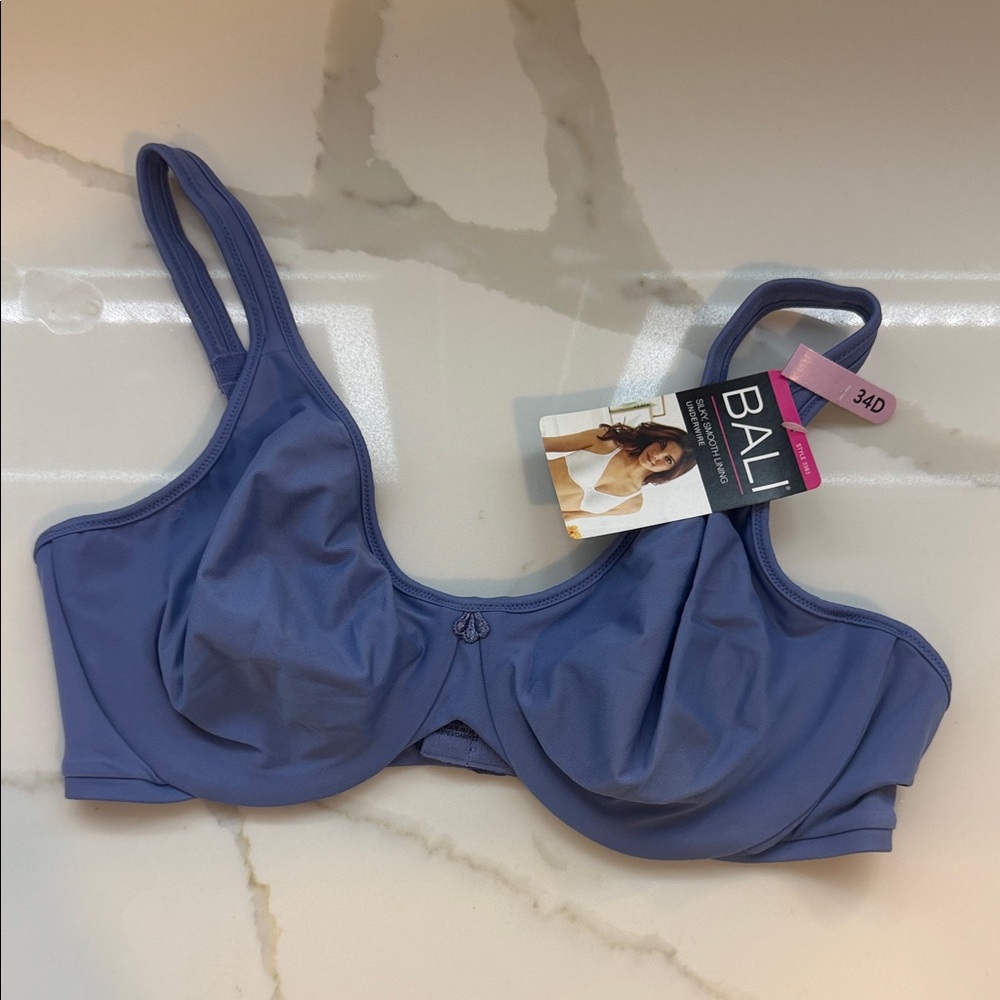 Bali Underwire Bra in Dusty Lavender Blue